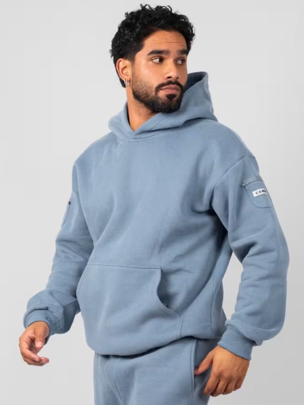 Comfort Travel Essentials Hoodie - Sky Blue